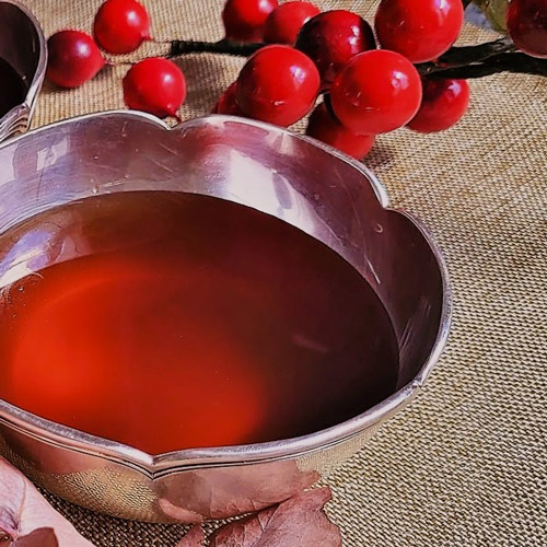 Consomé de varios tipos pero siempre transparente y desgrasado